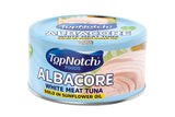 Topnotch Albacore tuna in sunflower oil