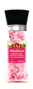 TAJ HIMALAYAN PINK COARSE SALT-GLASS GRINDER 200g*12pcs