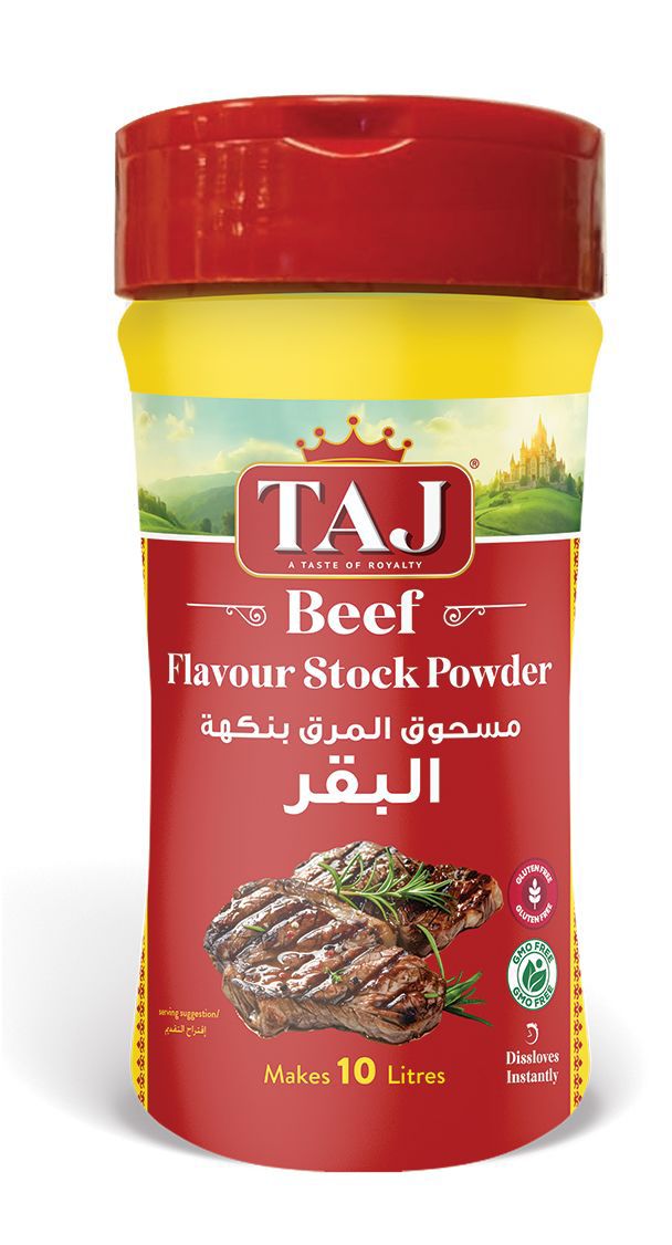 Taj Beef Flavor Stock Powder 200gr*12