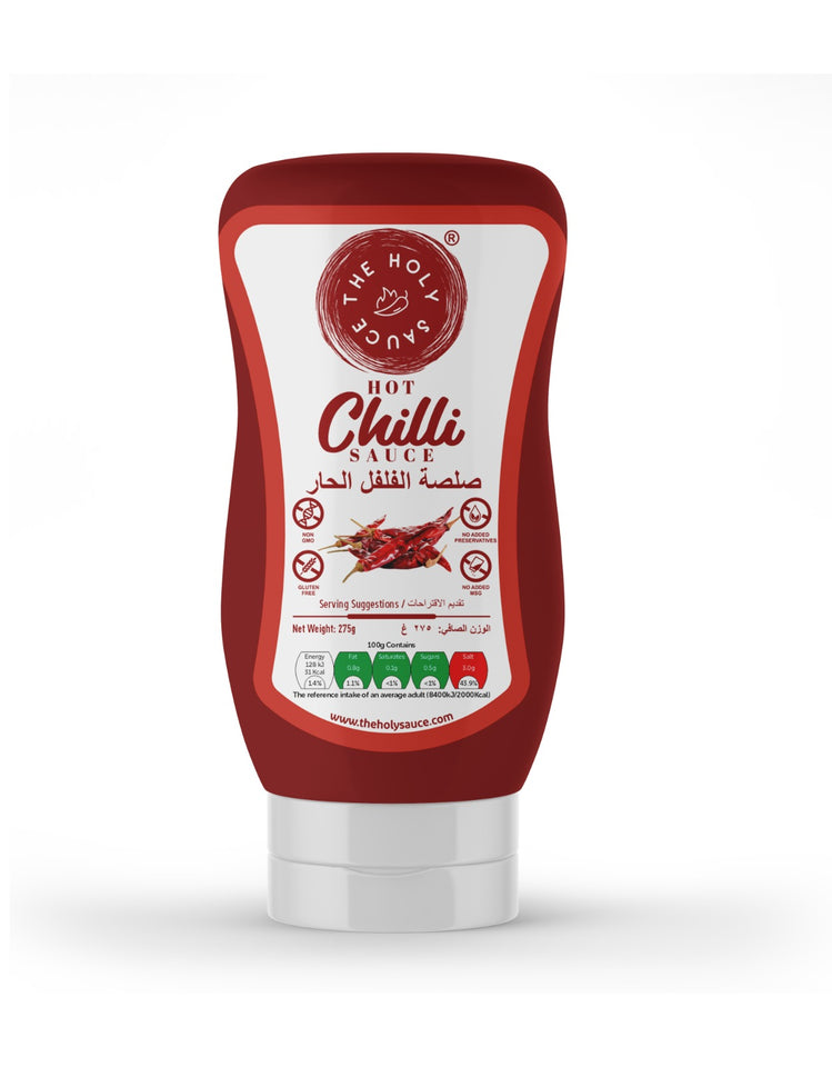 HOT CHILLI SQUEEZE BOTTLE 275 GR