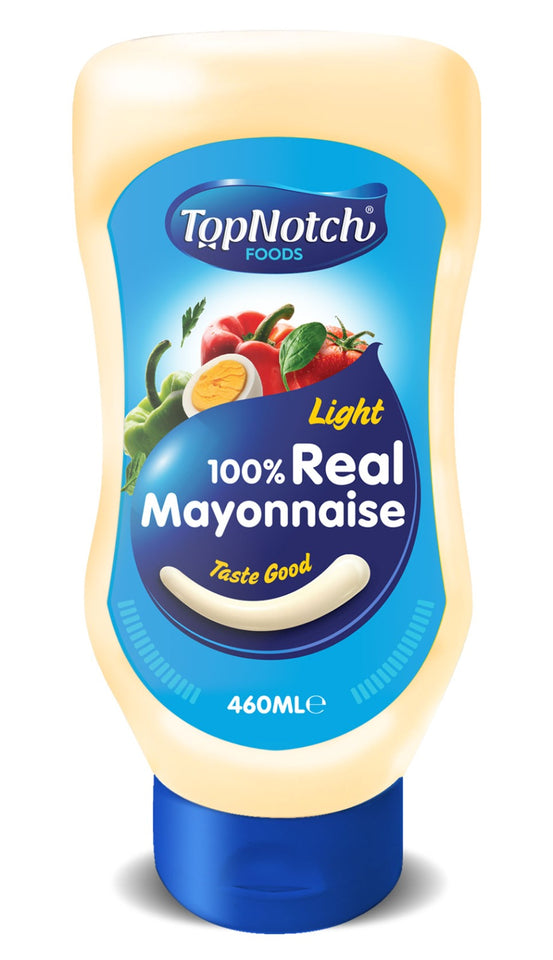 REAL MAYONNAISE LIGHT SQUEEZE 460ML