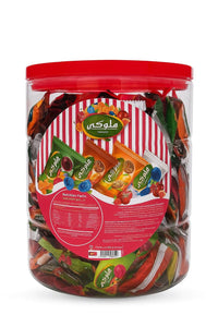 MELOUKY CANDIES JAR 280 PCS*6 JARS*980 GR