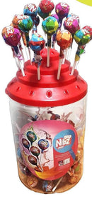 NIBZ LOLLIPOP JAR 50 PCS*6 JARS*18 GR