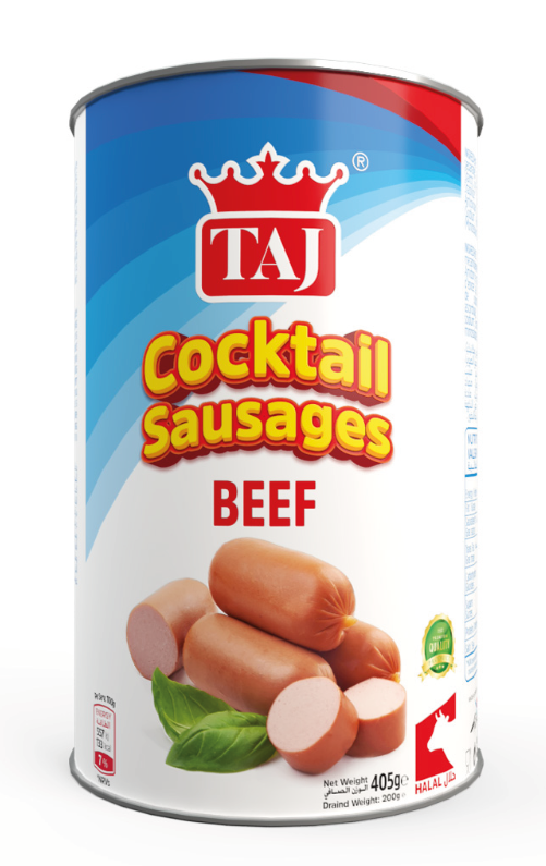 COCKTAIL SAUSAGES BEEF 405G