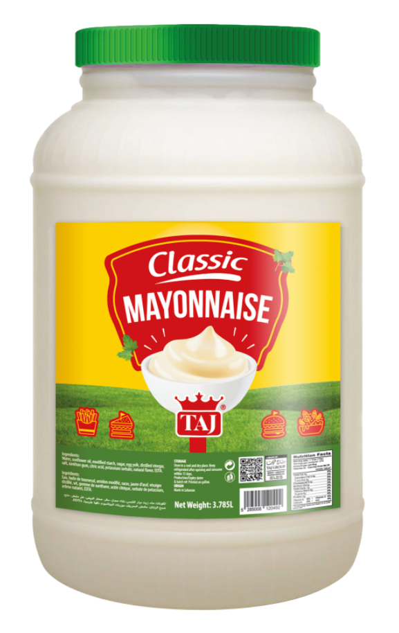 TAJ MAYONNAISE CLASSIC GALLON 3.78L