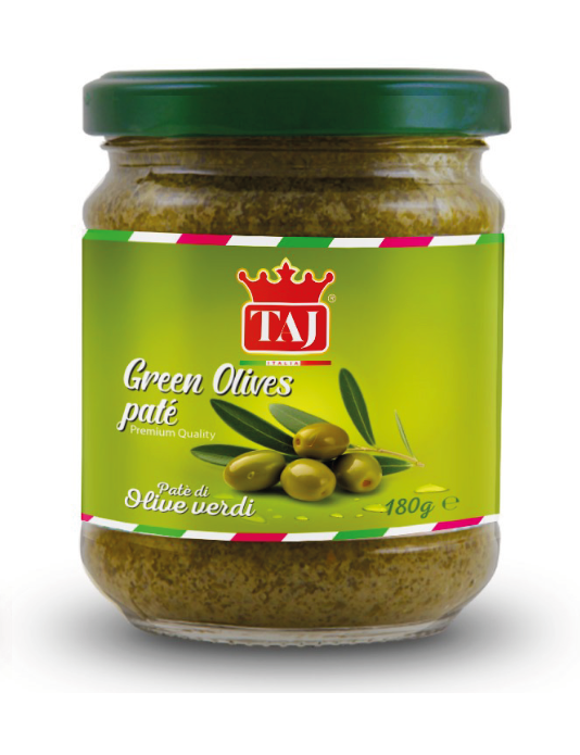 TAJ GREEN OLIVES PATE 180GR