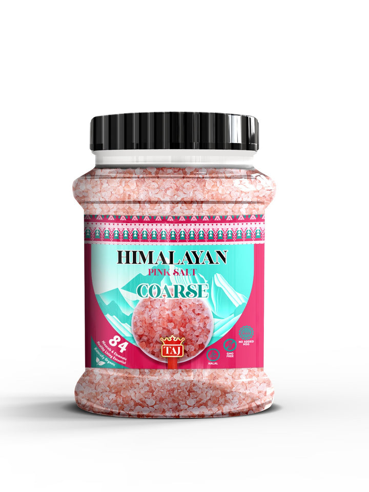 HIMALAYAN PINK COARSE SALT JAR 1 KG