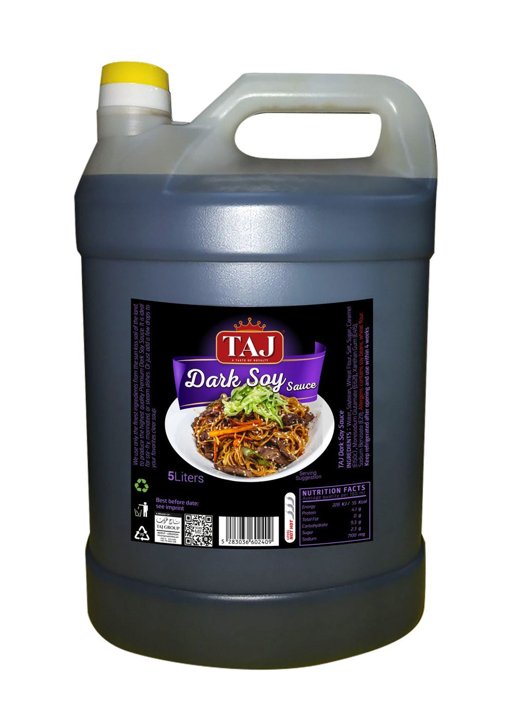 TAJ Dark Soy Sauce 5L*4