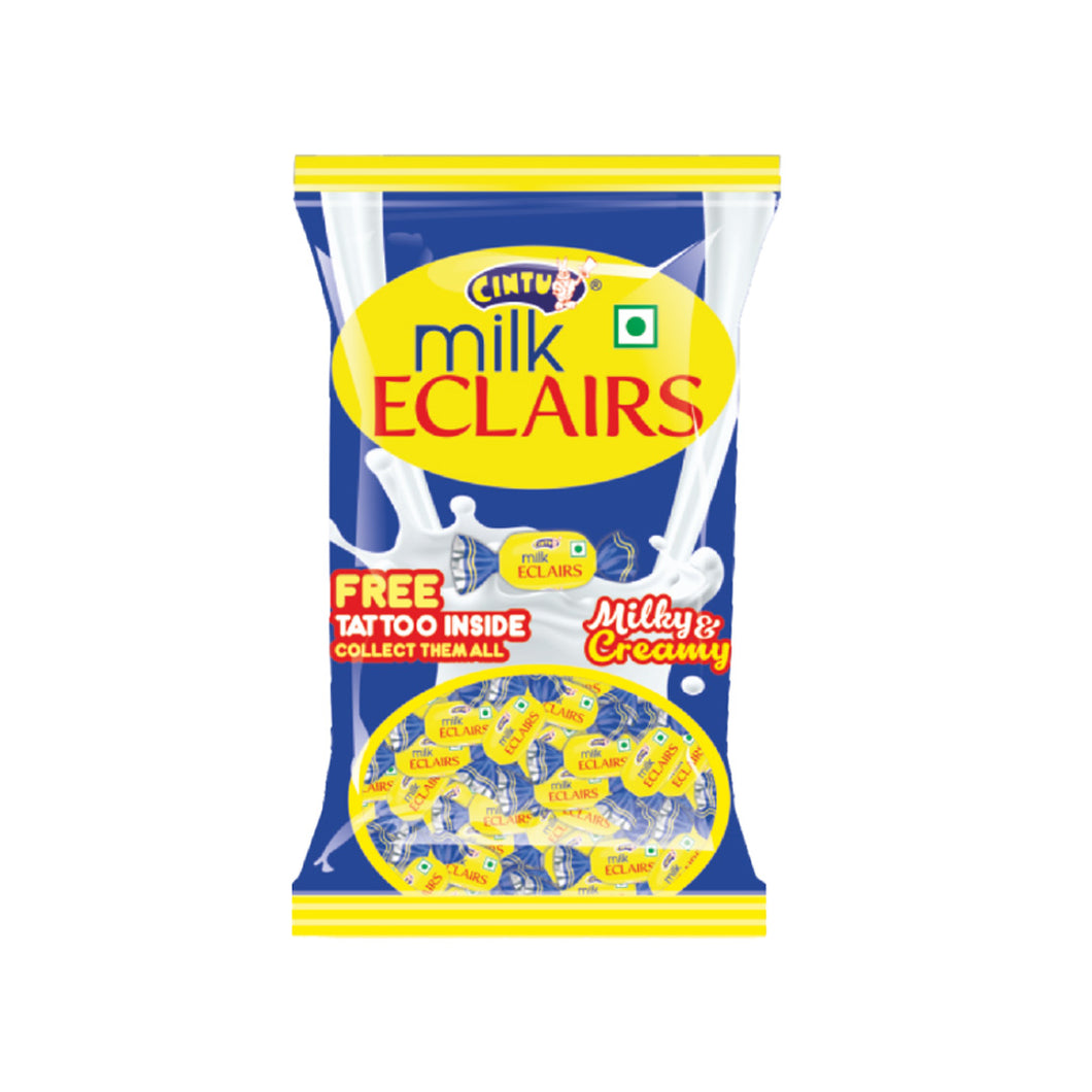 MILK ECLAIRS Candy One bags/100 pc