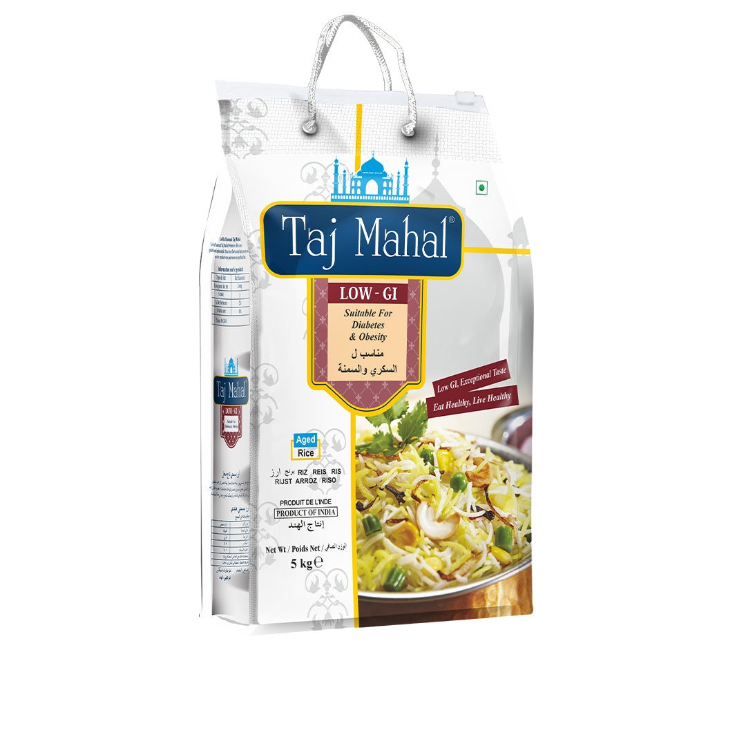 TAJ MAHAL LOWGI DIABETES BASMATI RICE 4 kg