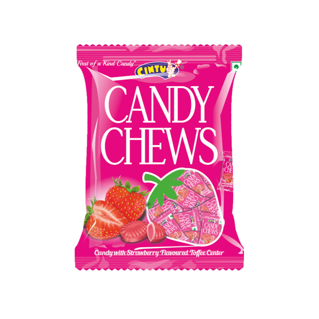 Chew Candy Strawberry  One bags/100 pc